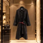 Chanel Long Leather Trench Coat