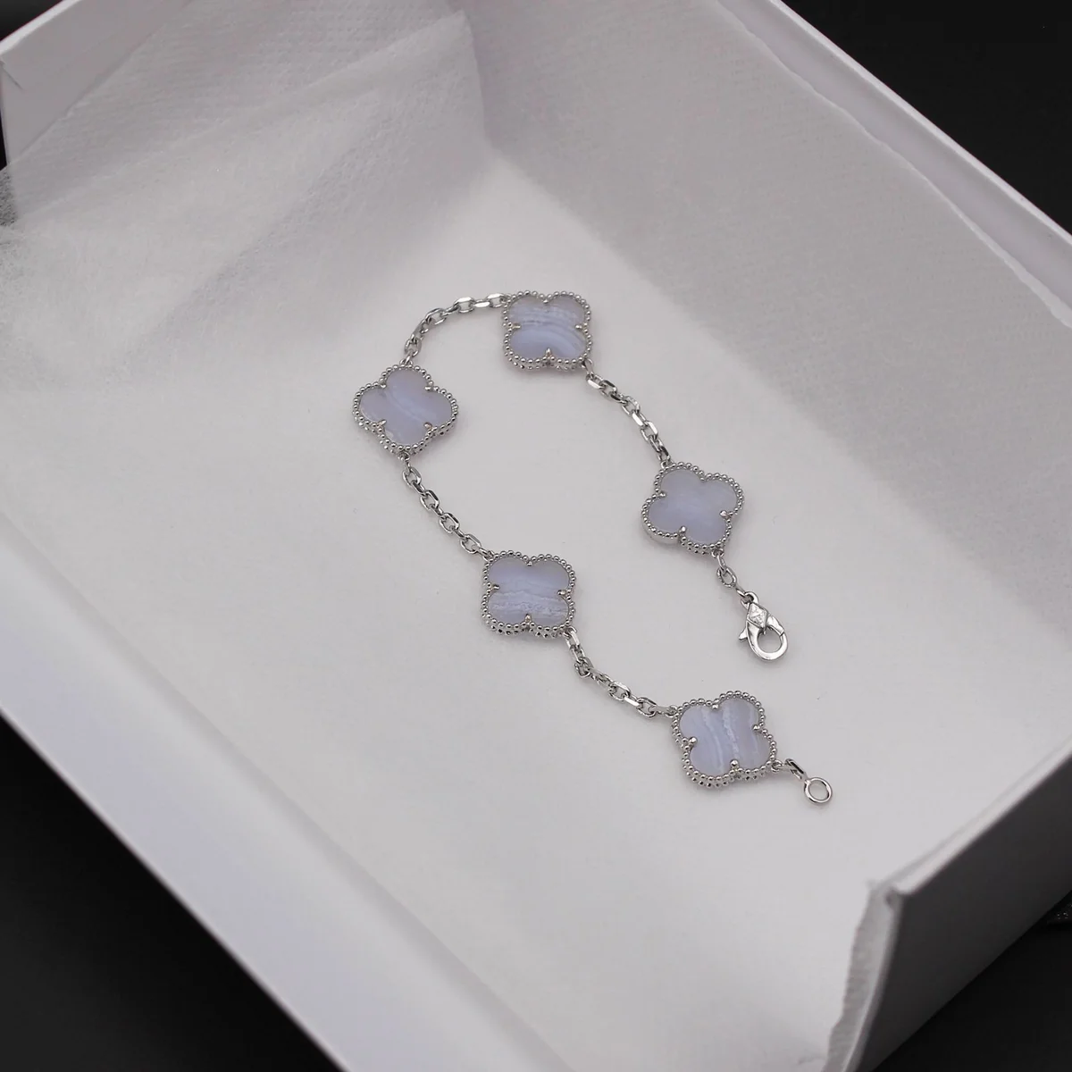 30e58d15-d4b1-4616-9d7f-5585947b7710 Van Cleef & Arpels Vintage Alhambra Bracelet - Image 1