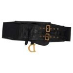 Dior D-Charm Double Buckle Corset Belt - Image 6