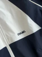 Chanel Embroidered Logo Track Jacket - Image 3