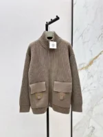 Hermès Knit Zip Cardigan / Jacket - Image 4
