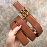 Loewe Anagram Leather Belt