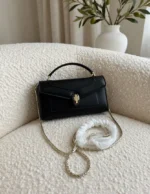 BVLGARI Serpent Clasp Chain Top Handle Bag - Image 2