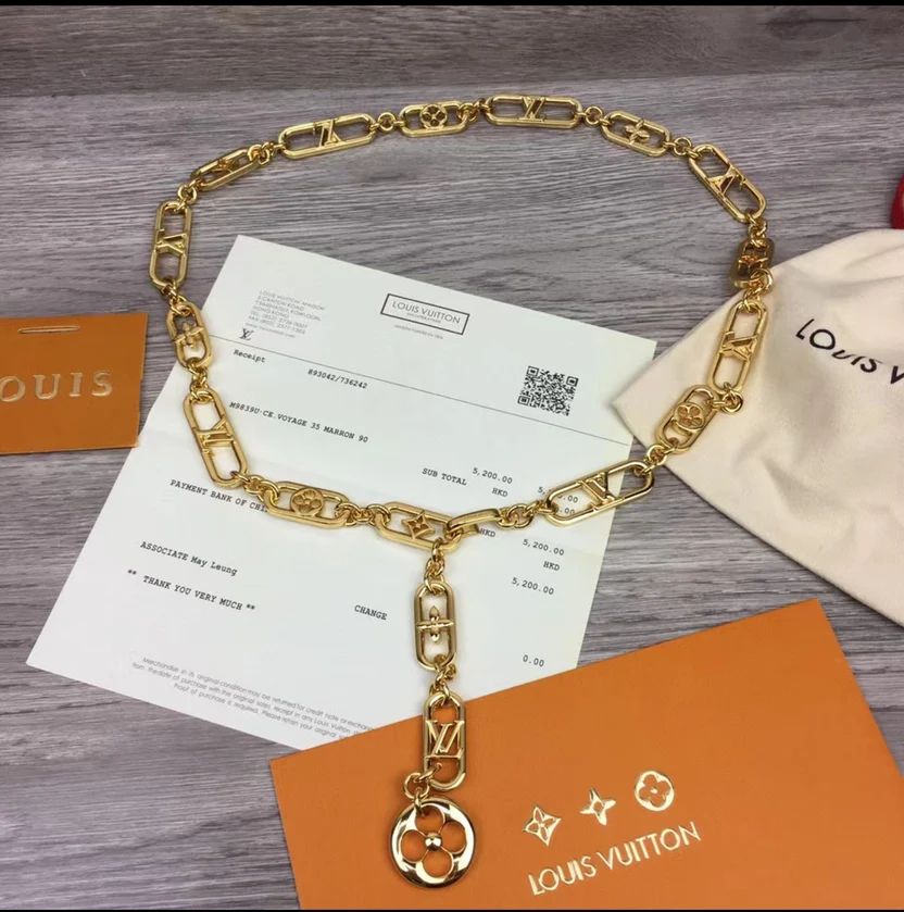 3e567e2d-b3c4-480c-9310-d6e9511556b3 LOUIS VUITTON Monogram Chain Belt - Image 1