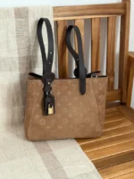 LV Tonal Monogram Padlock Tote Bag - Image 2