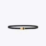 Saint Laurent Cassandre Thin Belt