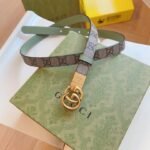 Gucci GG Marmont Reversible Supreme Canvas Belt