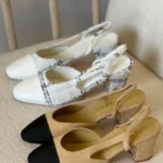 Chanel Slingback Heels
