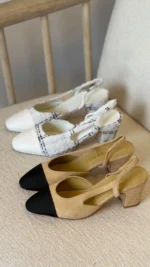 Chanel Slingback Heels