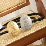 Celine Maison Celine Oval Buckle Belt