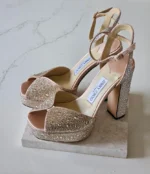 Jimmy Choo Crystal-Embellished Platform - Image 4
