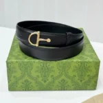 Gucci Horsebit Leather Belt - Image 2