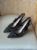 J'Adior Embroidered Mesh Slingback Pump - Image 4