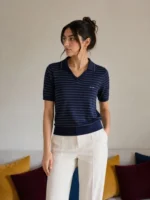 Miu Miu Cotton V-Neck Sweater - Image 4
