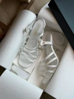 Chanel Strappy High Heel Sandals - Image 5