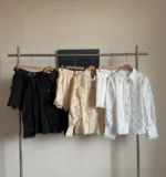 Zimmermann Lace Trim Blouse and Shorts Set - Image 5