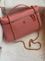 Chanel Pink Caviar Vanity Case with