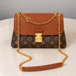 LV Monogram Contrast Flap Chain Bag