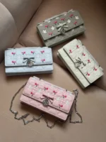 Dior Cherry and Bird Bow Chain Bag
