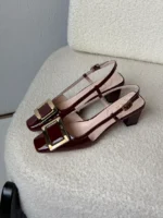 Roger Vivier Belle Vivier Patent Leather Slingback