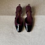 Chanel Classic Cap Toe Slingback Heels