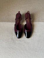 Chanel Classic Cap Toe Slingback Heels