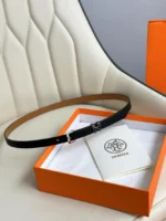 Hermès H Buckle Leather Belt - Image 15