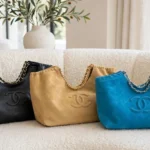 CHANEL Tonal Logo Soft Chain Tote Bag