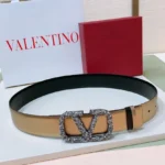 Valentino Garavani VLogo Signature Crystal Embellished Belt - Image 4