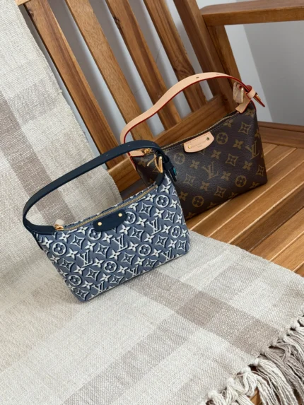 LV Monogram Zip Shoulder Bag