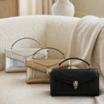 BVLGARI Serpent Clasp Chain Top Handle Bag