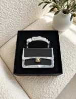CHANEL Structured Top Handle Flap Box Bag - Image 2