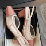 Chanel Mesh & Grosgrain Ballerina