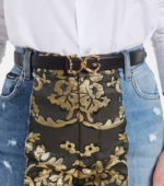 Dolce & Gabbana DG Baroque Logo Leather Belt - Image 9