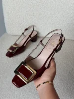 Roger Vivier Belle Vivier Patent Leather Slingback - Image 6