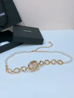 Chanel Pearl Chain Belt - Image 6