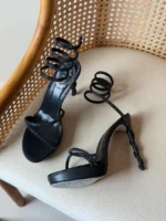 René Caovilla Crystal-Embellished Cleo Sandals - Image 6