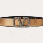 Valentino Garavani VLogo Signature Crystal Embellished Belt