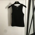 Saint Laurent Ribbed Tank Top