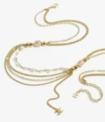 CHANEL Vintage Gripoix Pearl & Crystal Multi-Chain Belt - Image 9