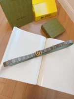 Gucci GG Marmont Reversible Supreme Canvas Belt - Image 2