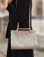 Dior Multicolor Bow Tote Bag - Image 4