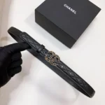 CHANEL — CC Chain Buckle Belt - Image 9