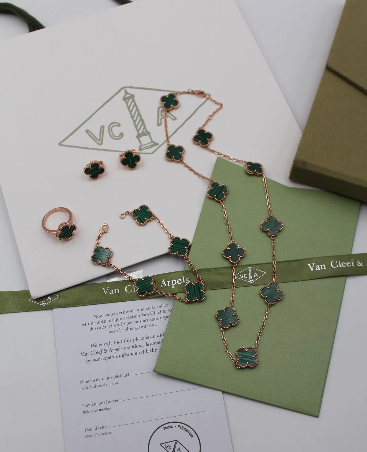 PHOTO-2023-09-16-14-36-56 Van Cleef & Arpels Vintage Alhambra Set - Image 1