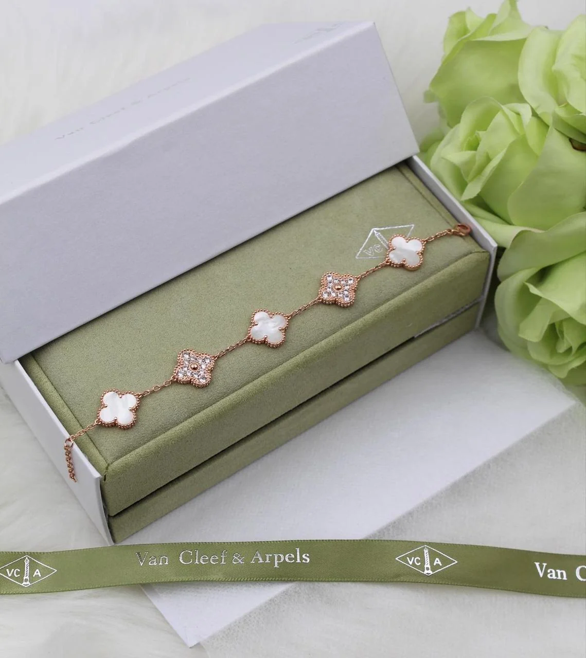 PHOTO-2024-09-15-19-21-18_47 Van Cleef & Arpels Vintage Alhambra Bracelet - Image 1