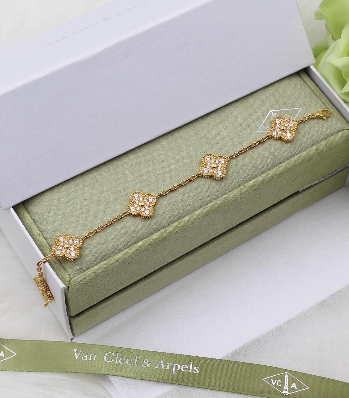 PHOTO-2024-09-15-19-21-18_58 Van Cleef & Arpels Vintage Alhambra Bracelet - Image 1