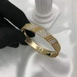 Van Cleef Beaded Pave Bracelet