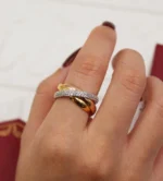 Cartier Trinity Pave Ring - Image 2