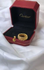 Cartier Studded Band Ring - Image 3