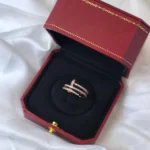 Cartier Double Wrap Full Pave Nail Ring